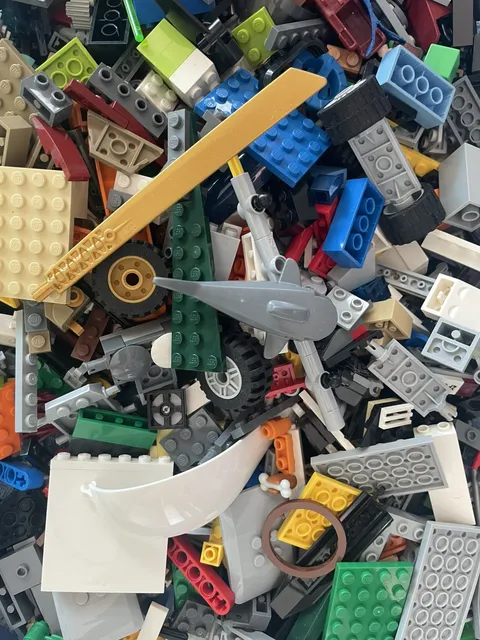 Lot of 2 pounds of Random Lego Pieces
