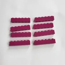 LEGO Parts Magenta Brick 1 x 6 No 3009 QTY 8