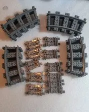 LEGO Stock Lot Of 26 Tracks 