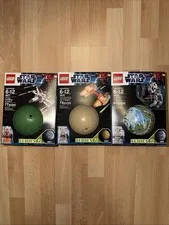 Lego Star Wars Planet Series #2 All 3 Sets: 9677, 9678, 9679  Retired 2012 NISB