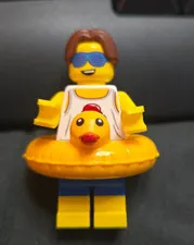 LEGO MINIFIGURE COLLECTIBLE BEACH PARTY DUDE USED COL338!!