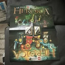 LEGO Games Heroica Illustrated Promotional poster English