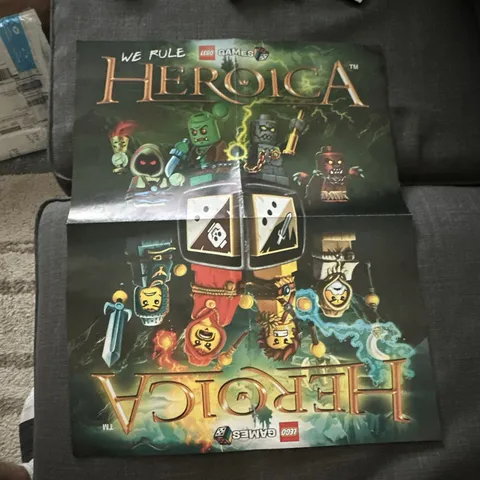 LEGO Games Heroica Illustrated Promotional poster English