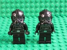 Lot of 2 LEGO Star Wars minifigures Imperial TIE Fighter Pilot FT46