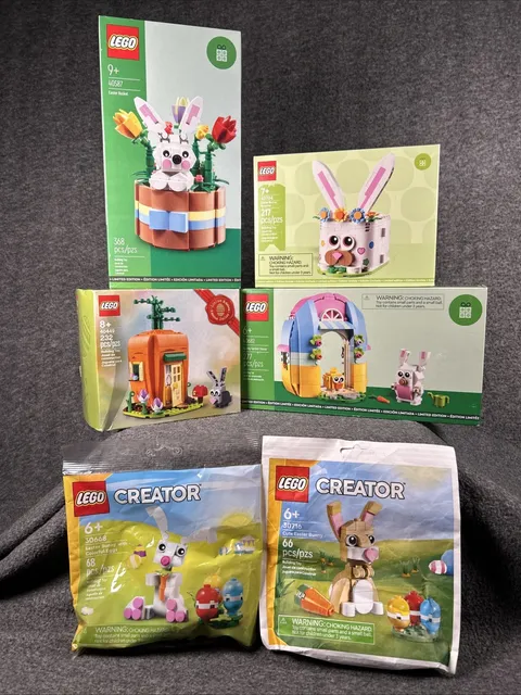 LEGO Easter Bundle 6 Sets – All Factory Sealed