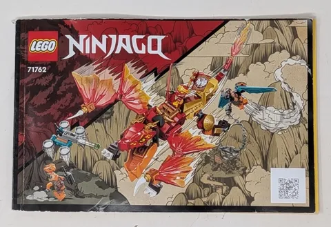 Lego Ninjago 71762 Kai’s Fire Dragon EVO - Replacement Instruction Manual ONLY