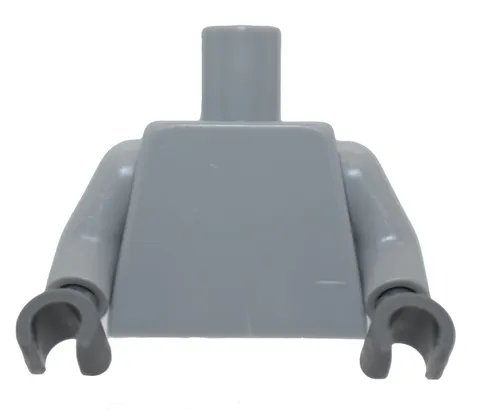 New LEGO Minifigure Torso Plain Medium Stone Gray light bluish gray blank grey