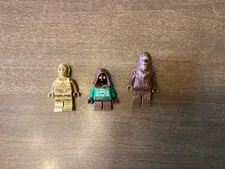 Lego Star Wars Minifigures Lot, Christmas Jawa, C-3PO and Wookiee Warrior