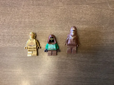 Lego Star Wars Minifigures Lot, Christmas Jawa, C-3PO and Wookiee Warrior