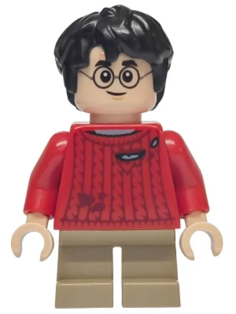 LEGO® Minifig hp610 - Harry Potter - Red Torn Sweater