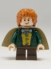 LEGO® Minifigure The Hobbit & TLOTR lor016 Meriadoc Brandybuck (Merry) Dark Oran
