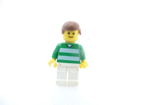 Soccer Player Green and White #2 LEGO Minifigure 3409