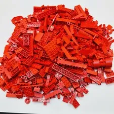 Lego Bulk Lot Red 2 lbs Pounds Bricks Plates Blocks Star Wars Space B5