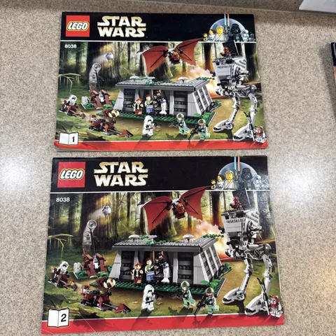 LEGO Star Wars 8038 Battle of Endor Original Instruction Manual Set