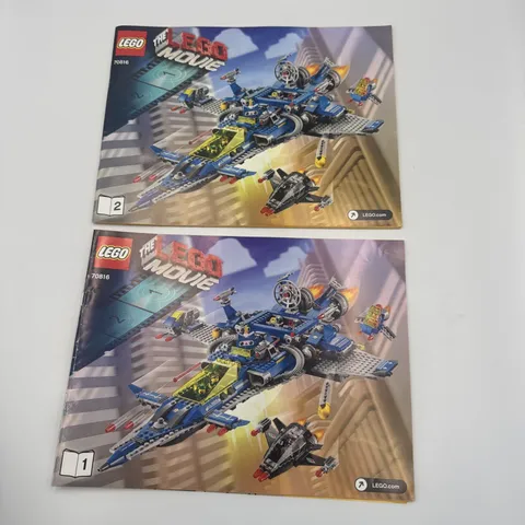 The Lego Movie Instruction Manuals 70816 X 2
