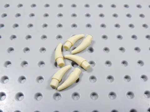 LEGO Lot of 6 Tan Small Barbs Horns Weapon Minifig BJ