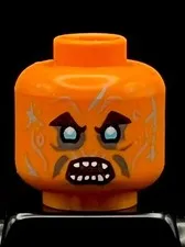 Lego Ninjago GrimFax Misprint Minifigure Head Prototype Rare Test Error