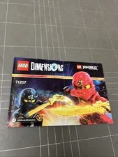 VINTAGE TOY LEGO MANUAL INSTRUCTIONS BOOKLET ART NINJAGO 71207