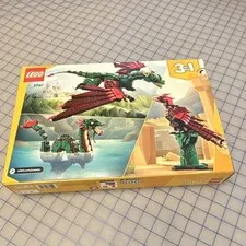 LEGO Creator 3-in-1 Medieval Dragon 31161 Set, 715 Pieces, Age 9+
