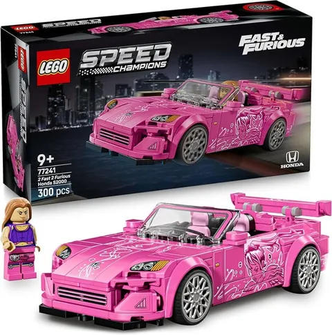 ⭐	LEGO Speed Champions 2 Fast 2 Furious Honda S2000 Car Toy 77241⭐