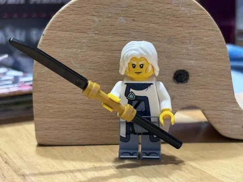 Lego 71871 Ninjago Master Ivo Minifigure With Staff Weapon Legends