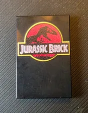 Jurassic Park Parody Movie Poster Custom printed original LEGO® brick 2x3 tile