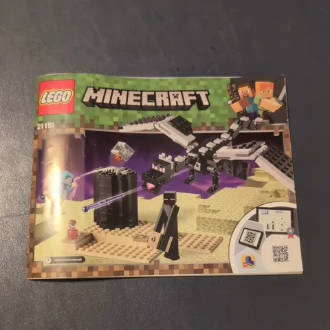 LEGO Minecraft: The End Battle #21151 Instruction Manual Booklet ONLY 