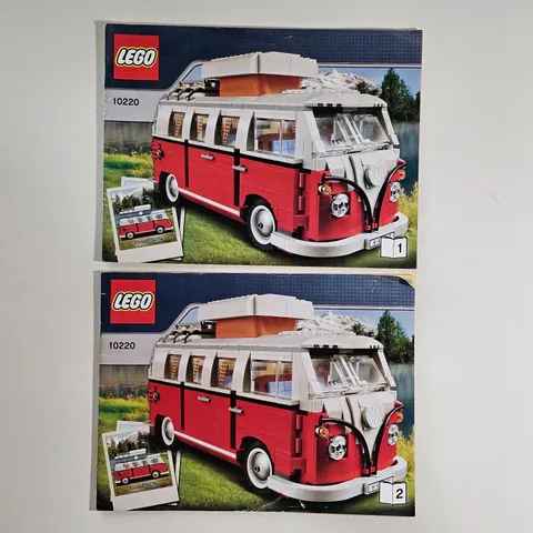 LEGO 10220 Volkswagen T1 Camper INSTRUCTION MANUAL BOOKLETS ONLY