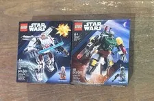 Lego Star Wars Mechs Luke Skywalker & Boba Fett 75390 75369 New See Images 