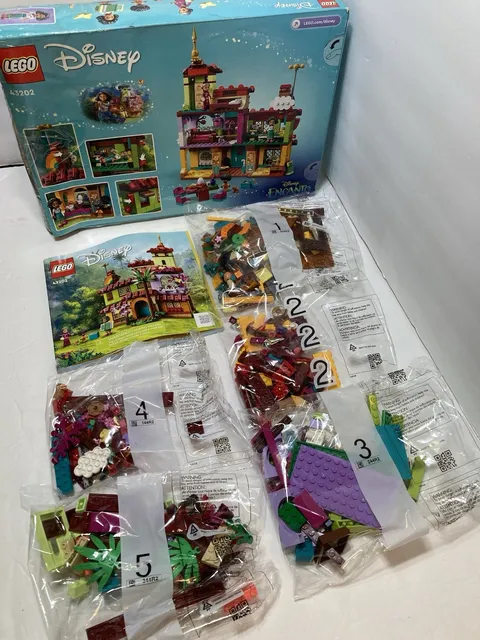 Lego Disney: The Madrigal House #43202 Building Toy 587 Pcs. Sealed Bags