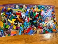 2 Bags Mixed Building Bricks / LEGO-Compatible Blocks – 3 lb 12 oz Lot