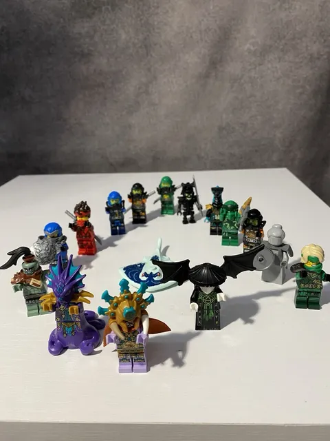 LEGO Ninjago Minifigure Lot of 16 Seabound Island Ninja Prince Kalmaar Ray
