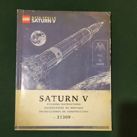 ⭐LEGO INSTRUCTIONS ONLY⭐  NASA Apollo Saturn V  #21309  Manual Only No Parts!!