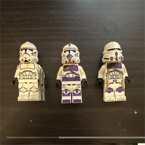 Lego Star Wars clone trooper lot of 3, 187th legion clones mint one gcc clone  