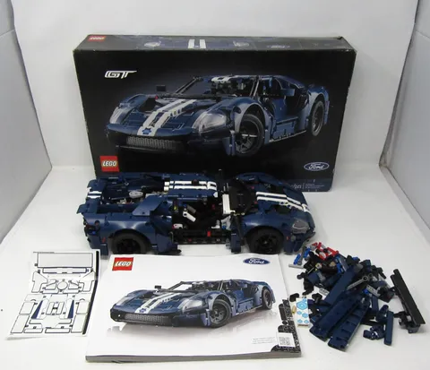 LEGO Technic 2022 Ford GT 42154 with box and manual INCOMPLETE **READ**