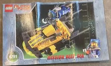 LEGO 4791 MANUAL ONLY Alpha Team Sub-Surface Scooter Vintage 2002