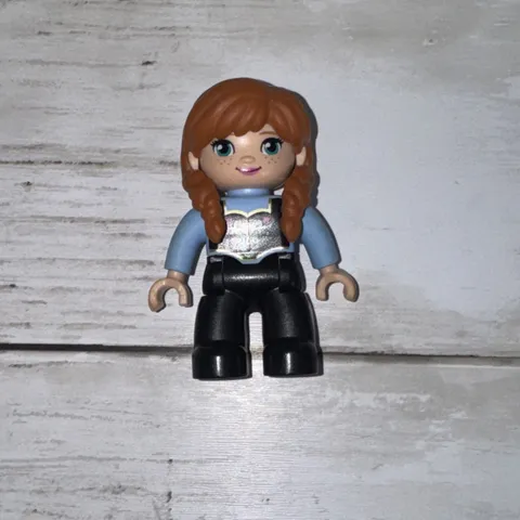 Lego Duplo Anna Princess Disney Frozen Minifig Figure Red Headed Girl Braids