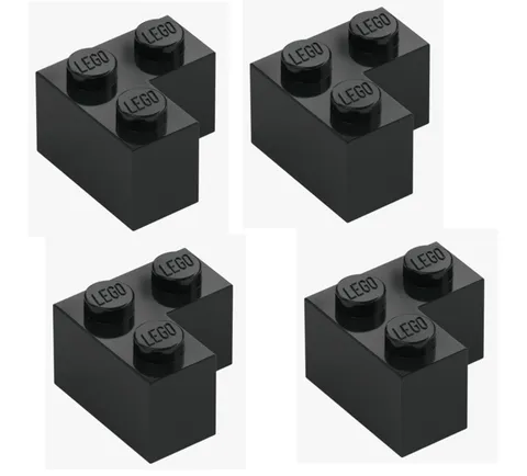 LEGO ® 4x corner brick 1x2x2 black 2357 corner brick 235726 corner brick corner