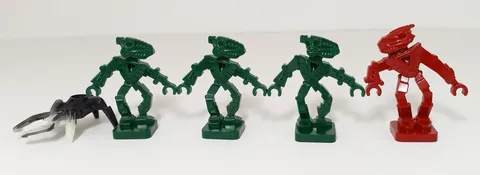 Lego Bionicle Mini 5 Minifigure Lot Toa Hordika Matau Vakama Visorak Keelerak