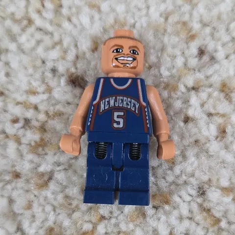 LEGO Basketball Minifigure Player New Jersey #5 Kidd Jersey Dark Blue