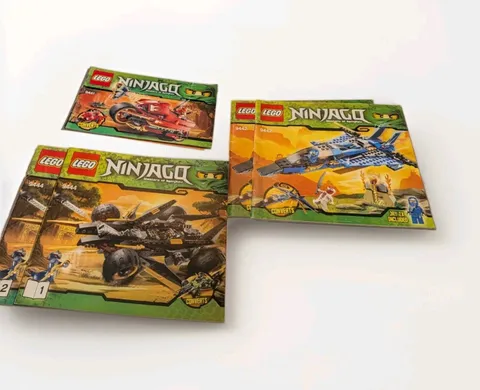 Lego NINJAGO Instruction Manuals Only LOT: 9441, 9442 And 9444 