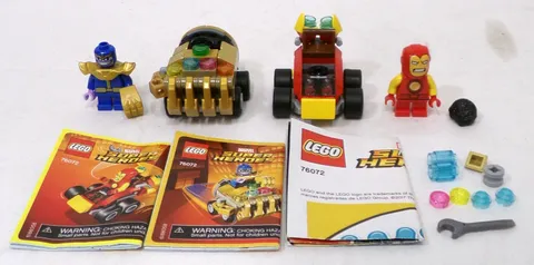 LEGO Super Heros 76072 Mighty Micros Iron Man vs Thanos Marvel Complete Set