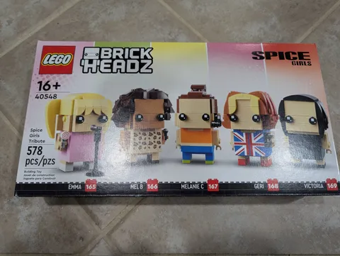 LEGO Brick Headz: Spice Girls Tribute (40548) NEW Retired Sealed Set! 578 Pieces