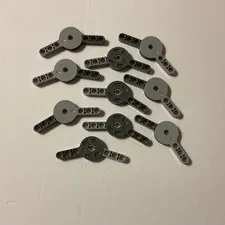 LEGO Technic Rotation Joint Disk 3L Liftarm Thick 44024 / 44225 Gray Lot of 10