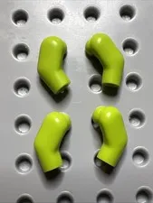 LEGO 981 & 982 Lime Green Minifigure Replacement Arms x4 - 2 Pairs Left Right
