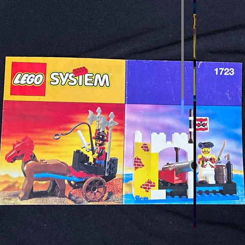 LEGO System Set 1723 Illustrated Instruction Manual Booklet (MPN 1723)