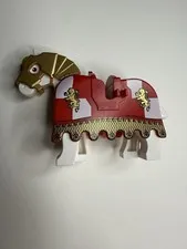 Lego Castle Horse With Barding Red And Gold From Set 7946