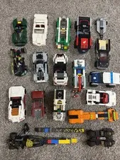 LEGO Bulk Lot Mixed Vehicles Cars And Trucks Incomplete Sets Over 5 Pounds Parts