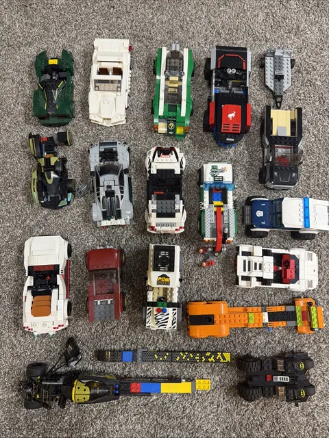 LEGO Bulk Lot Mixed Vehicles Cars And Trucks Incomplete Sets Over 5 Pounds Parts