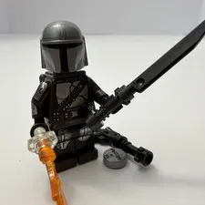 LEGO® The Mandalorian Minifigure Din Djarin Star Wars Weapons Darksaber sw1258